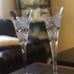 Waterford Wedding Heirloom Heart Champagne Flutes