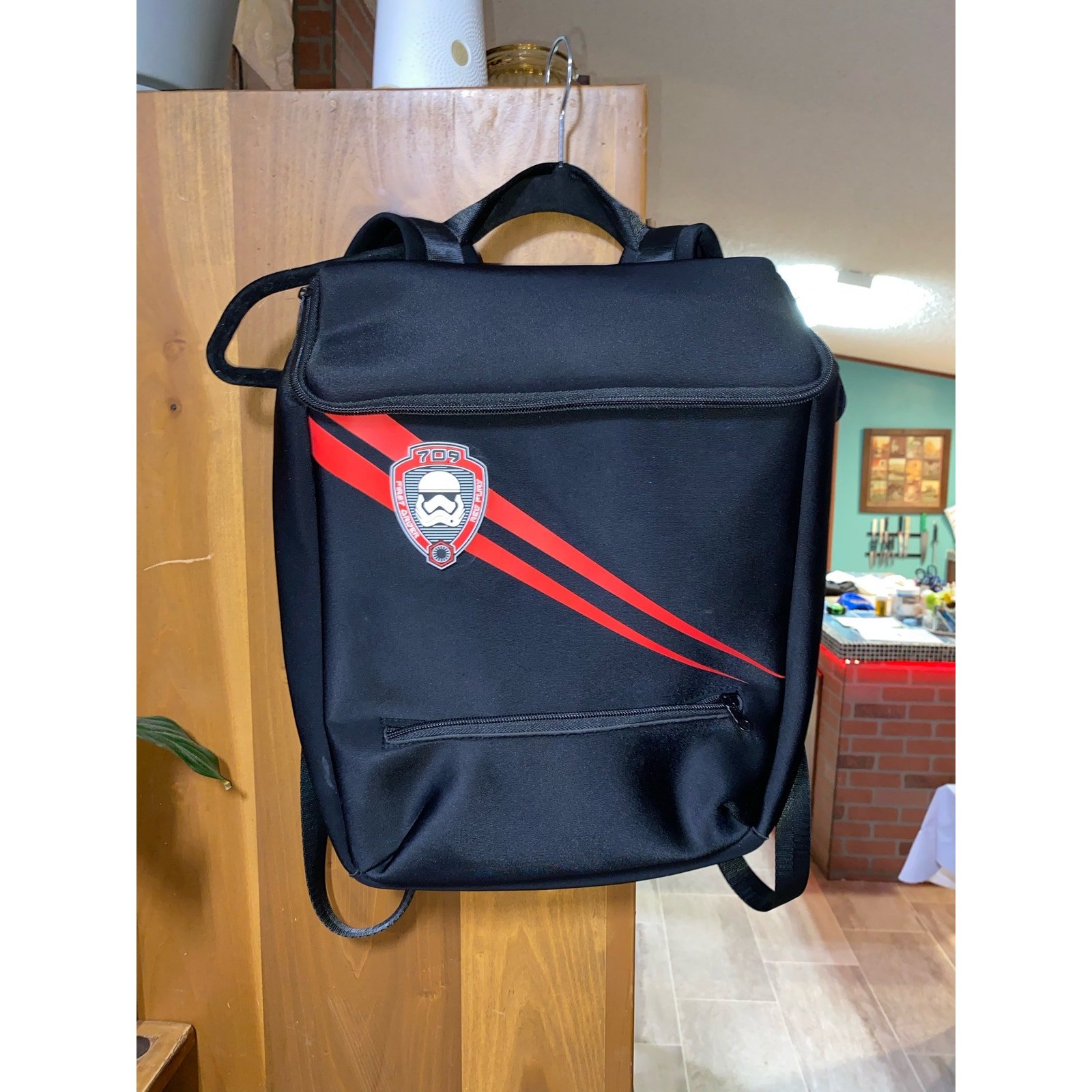 First Order Backpack Stormtrooper Disneyland Galaxy's Edge Exclusive 709 Red.