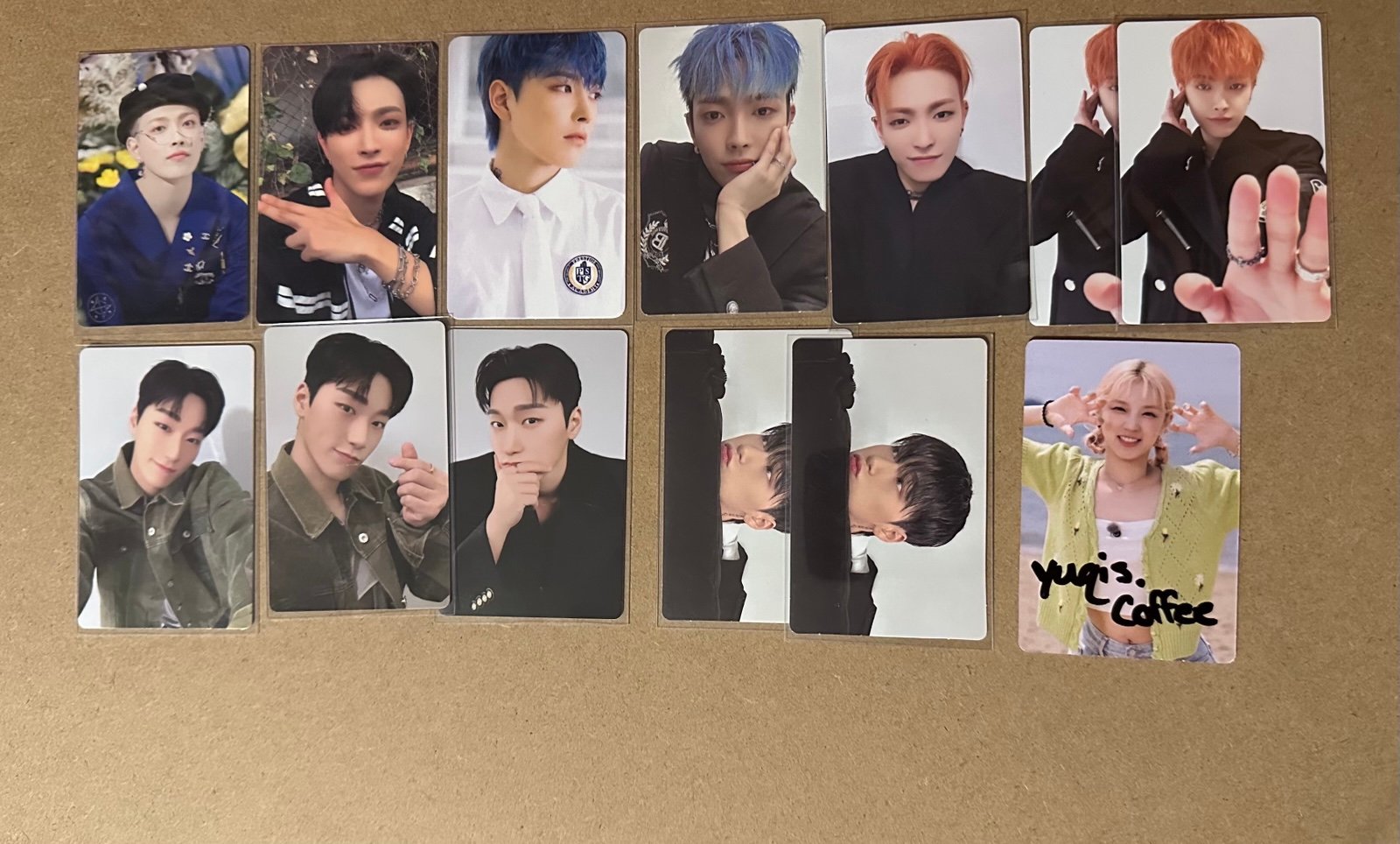 ateez photocards.