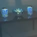 Huaxu Solar Garden Lights Outdoor Decorative - Bright Lotus Flower Table Lamp