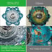 Huaxu Solar Garden Lights Outdoor Decorative - Bright Lotus Flower Table Lamp