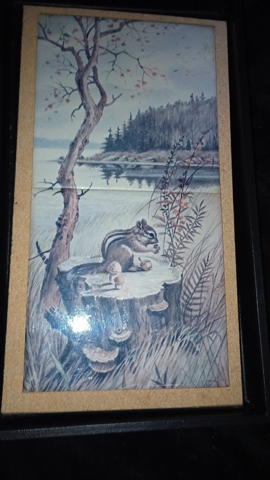 Vintage tile wall art