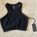 Twenty Montreal Black Active 3D Leopard Bra Top * Small