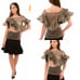 595 NWT Kloset Gold Lace See Through