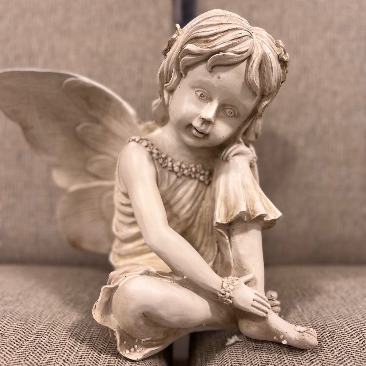 Braided angel fairy decor !
