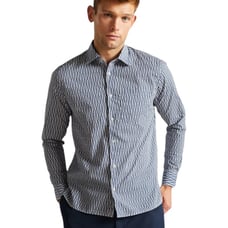 Ted Baker NWT Ruskin LS Button Up Shirt Geometric Art Deco Cotton Size 5 US XL