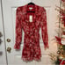 Ted Baker Linndie Floral Wrap Mini Dress Size 2 NWT