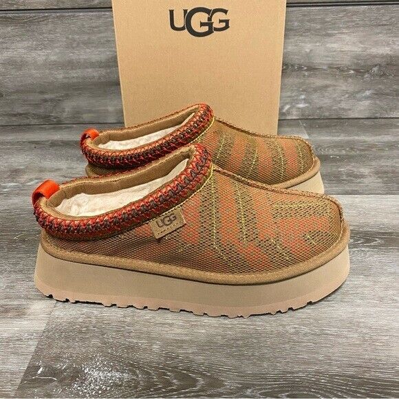 UGG | Tazz Maxi Tasman Slippers In Chestnut Size 8 NEW