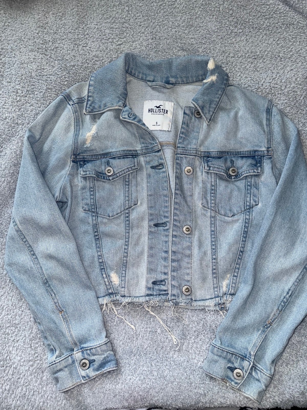 Hollister Jean Jacket size small