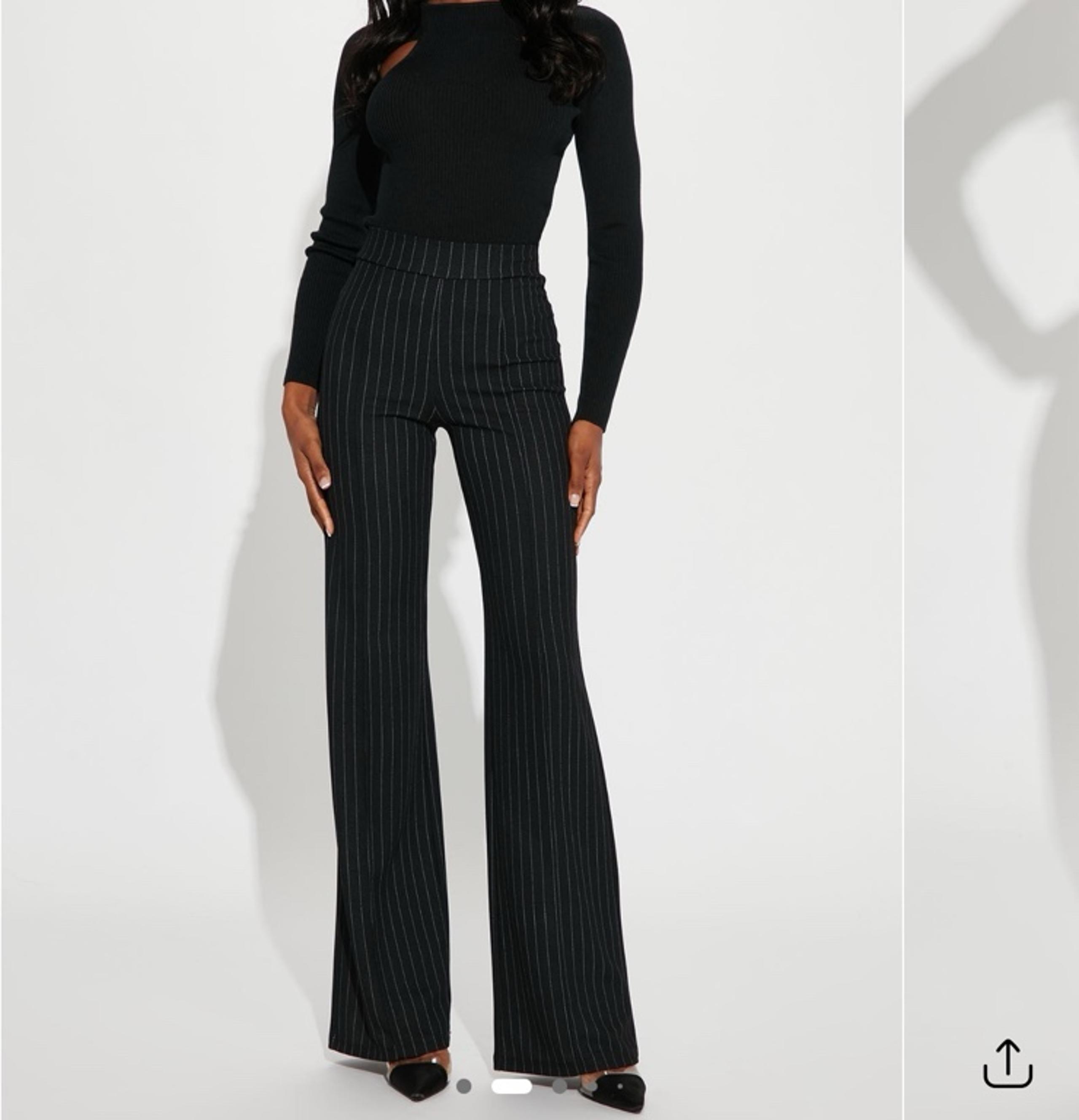 Fashion Nova Victoria High Waisted Dress Pants
