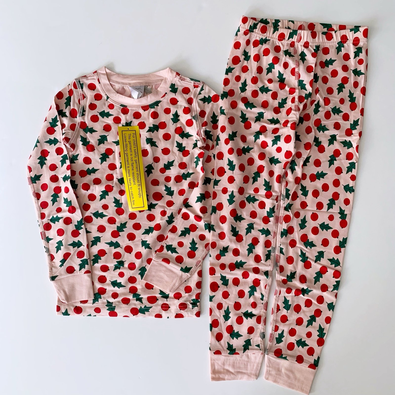 NWT Hanna Andersson Girl tencel Holly print pajama 5T