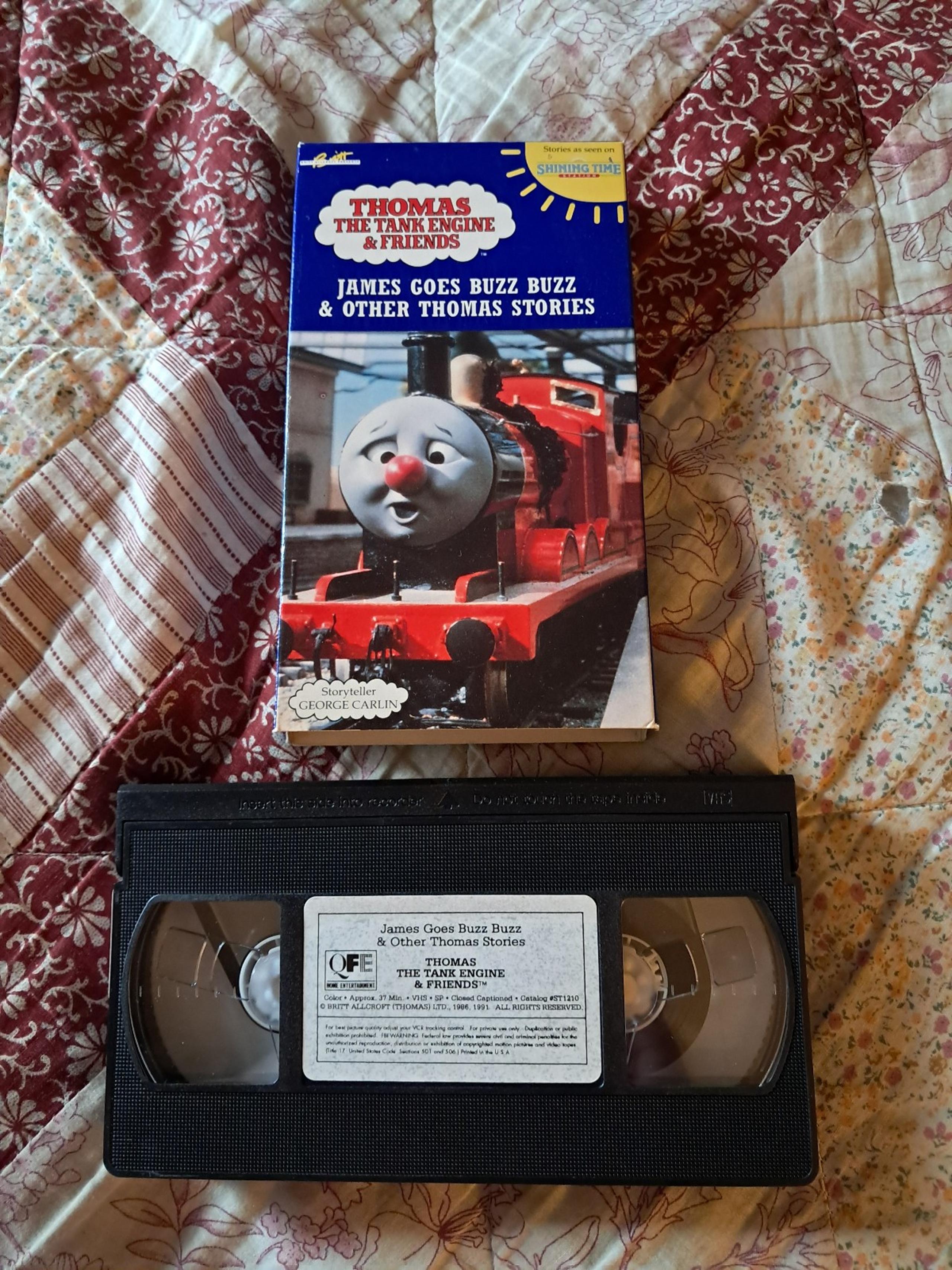 1991 Thomas The Tank Engine &Friends James goes Buzz Buzz VHS