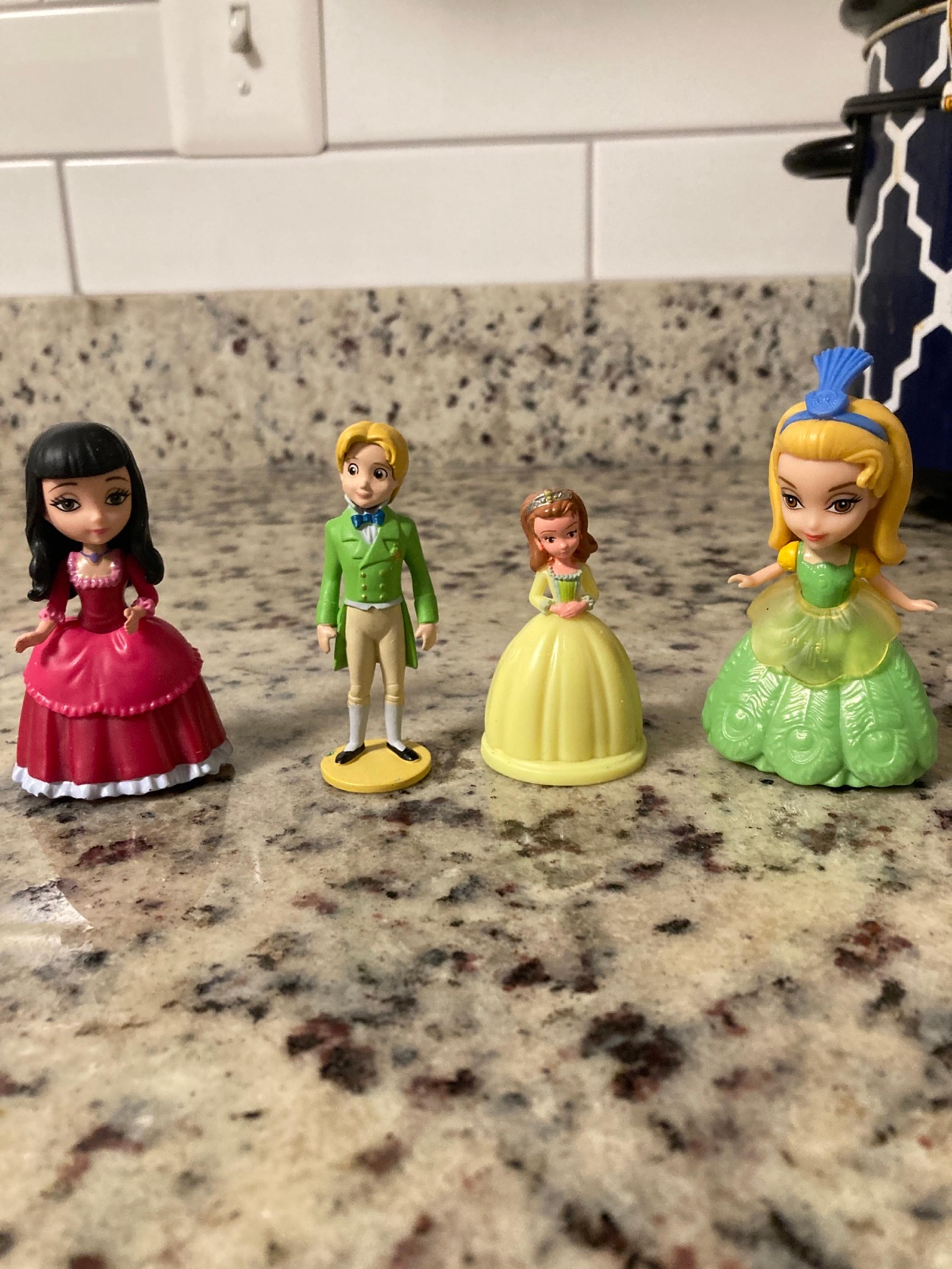 Disney Sofia the First Action Figure Lot Vivian Amber James Cartoon Hasbro