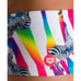Arena men pink white Provenza Zebra low waist short trunk swimwear size 32