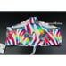 Arena men pink white Provenza Zebra low waist short trunk swimwear size 32