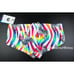 Arena men pink white Provenza Zebra low waist short trunk swimwear size 32
