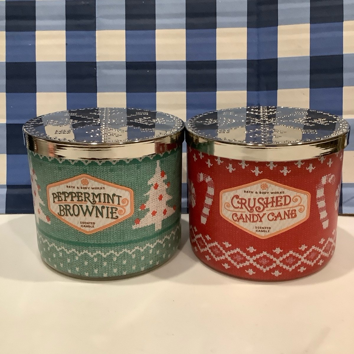 BBW Peppermint Brownie & Crushed Candy Cane Candles