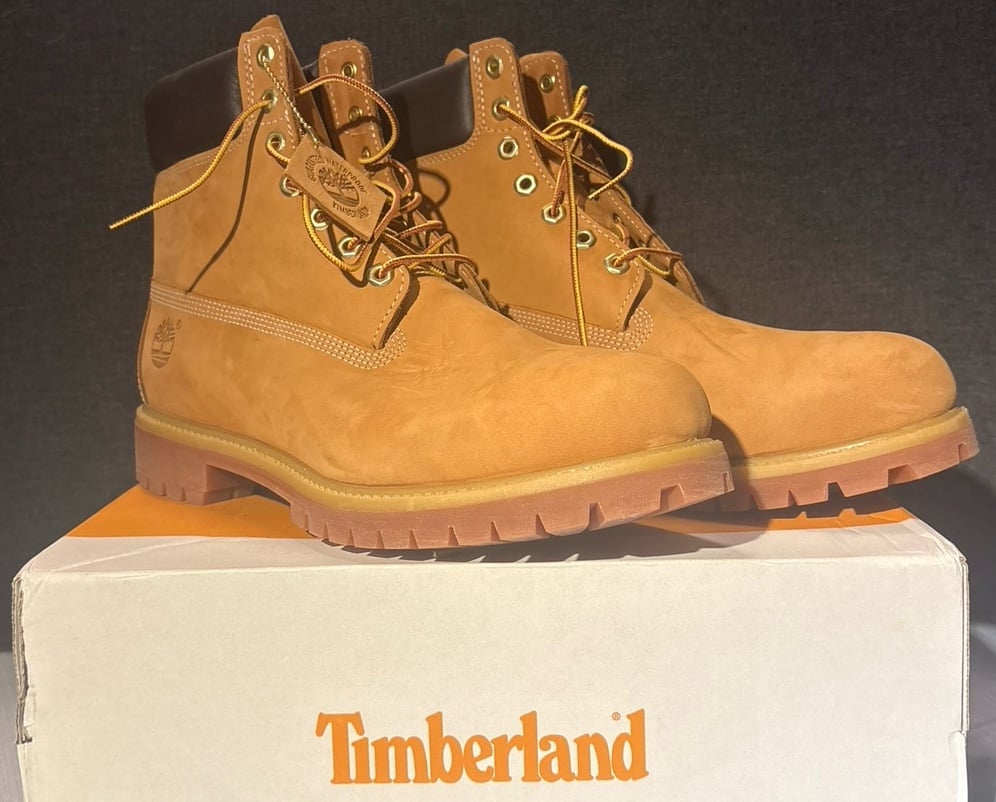 SIZE 13 Timberland Premium 6 Inch Waterproof Boot Wheat Nubuck
