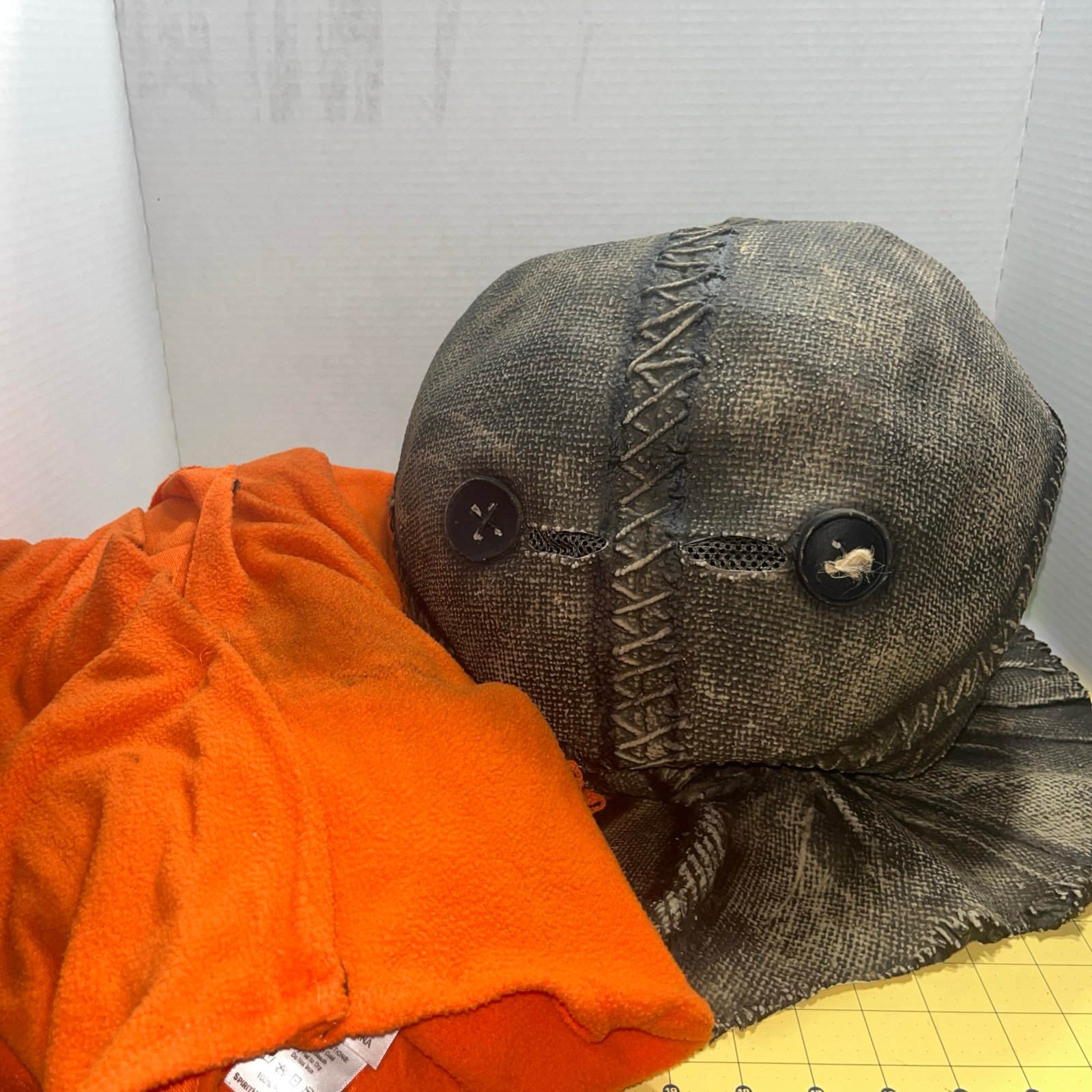 Trick r Treat Sam Burlap Latex Mask And Suit Halloween Trick or treat studios