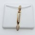 14K Gold Plated Cubic Zircon Pendant, INUS1BR098