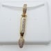 14K Gold Plated Cubic Zircon Pendant, INUS1BR098