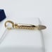 14K Gold Plated Cubic Zircon Pendant, INUS1BR098