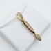 14K Gold Plated Cubic Zircon Pendant, INUS1BR098