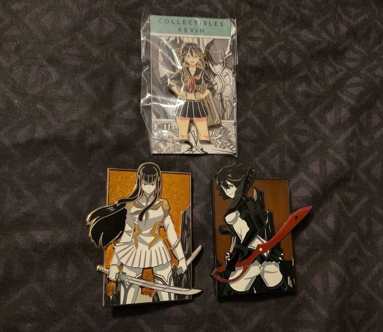Kill la Kill pins by collectible Kevin