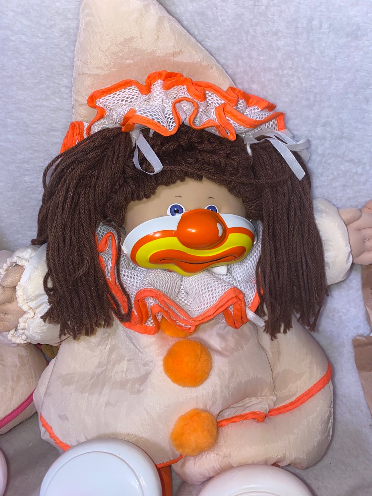 Vintage Retro 80s Cabbage Patch Doll with Clown Costume Outfit