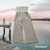 Bella Dahl Off Duty Model Beige Linen Culottes Wide Leg Lounge Pants