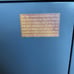 Slate gray filing cabinet