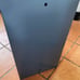 Slate gray filing cabinet