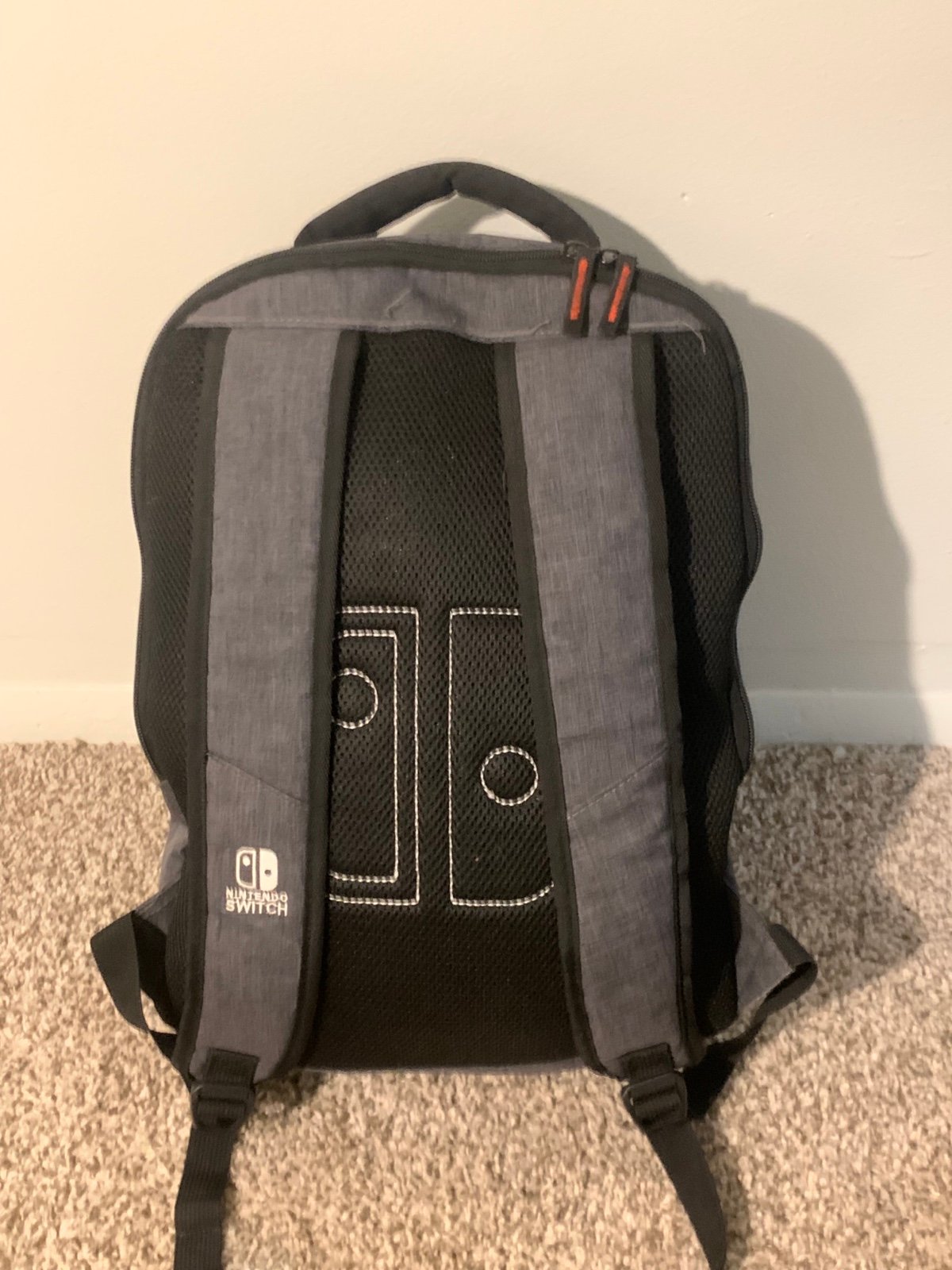 NWOT Nintendo Switch Elite Player Gaming Backpack - Charcoal Gray & Black Case