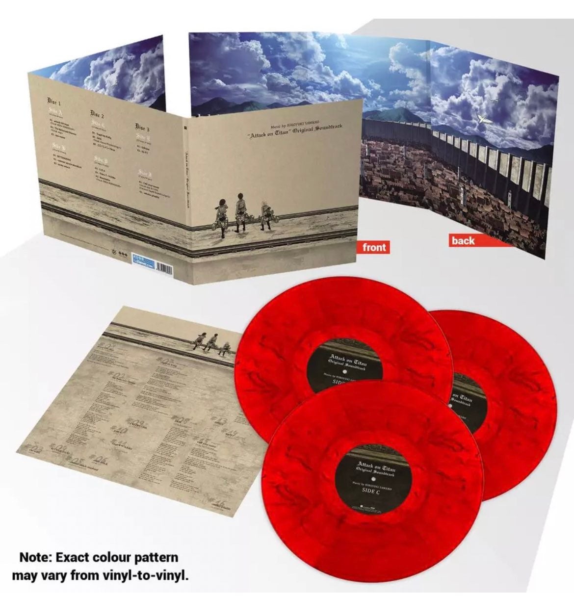 Attack On Titan Original Soundtrack Viny - town-green.com - Attack On Titan Season 4 Original Soundtrack