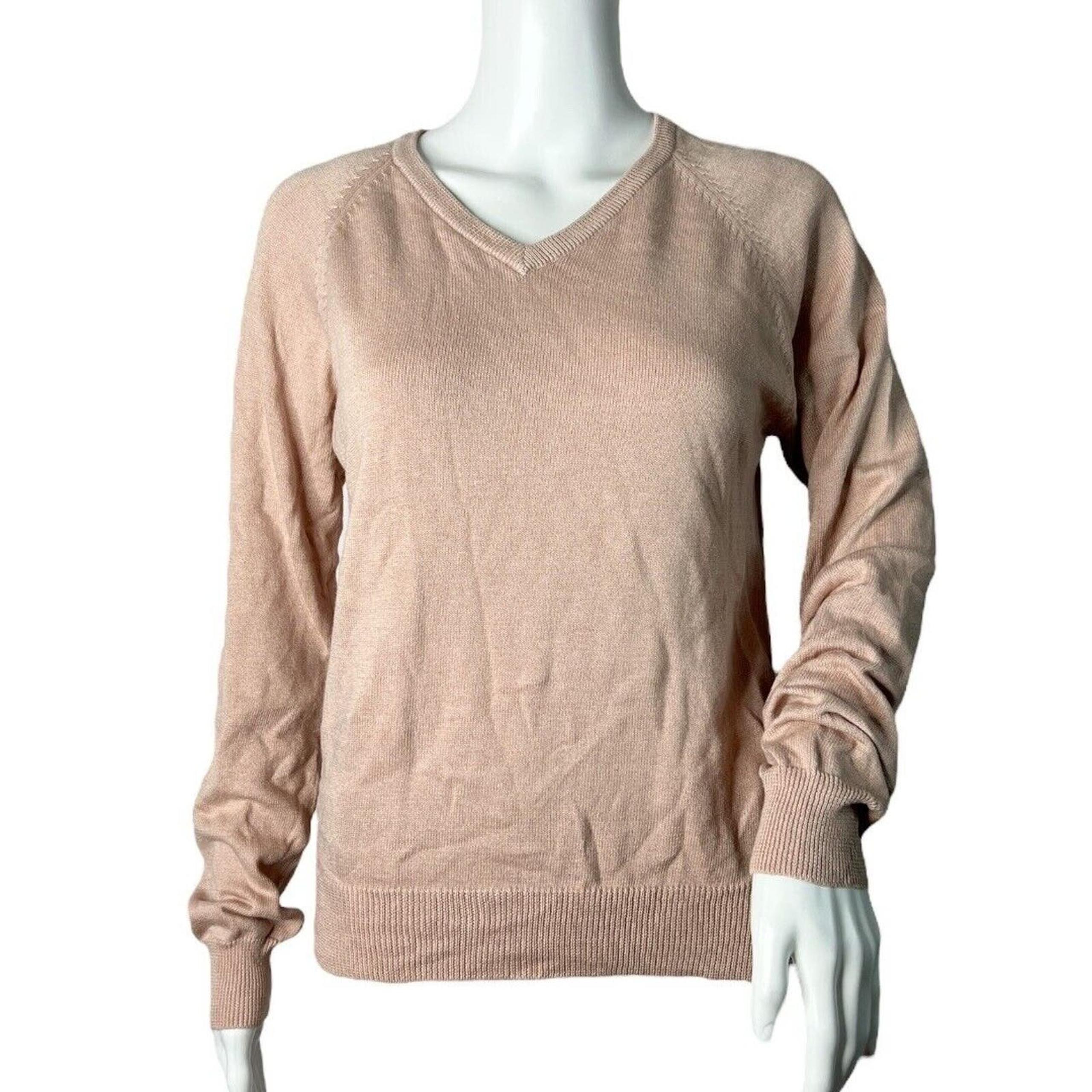 Polo Sport Ralph Lauren Sweater Womens Small Soft Pink Cashmere Blend Vintage