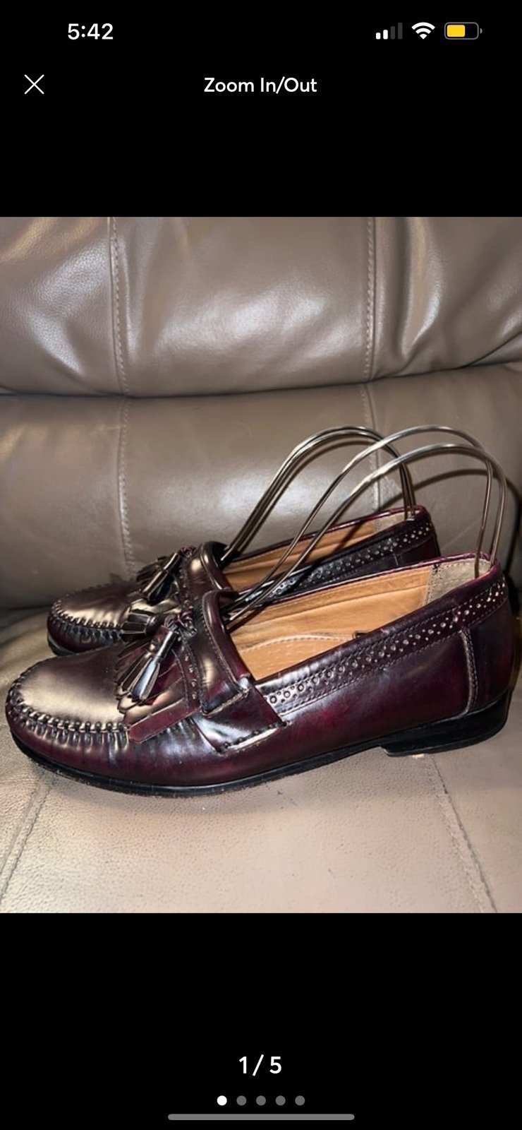 Bass Leather Loafers, Men’s Size 9D, Ships free