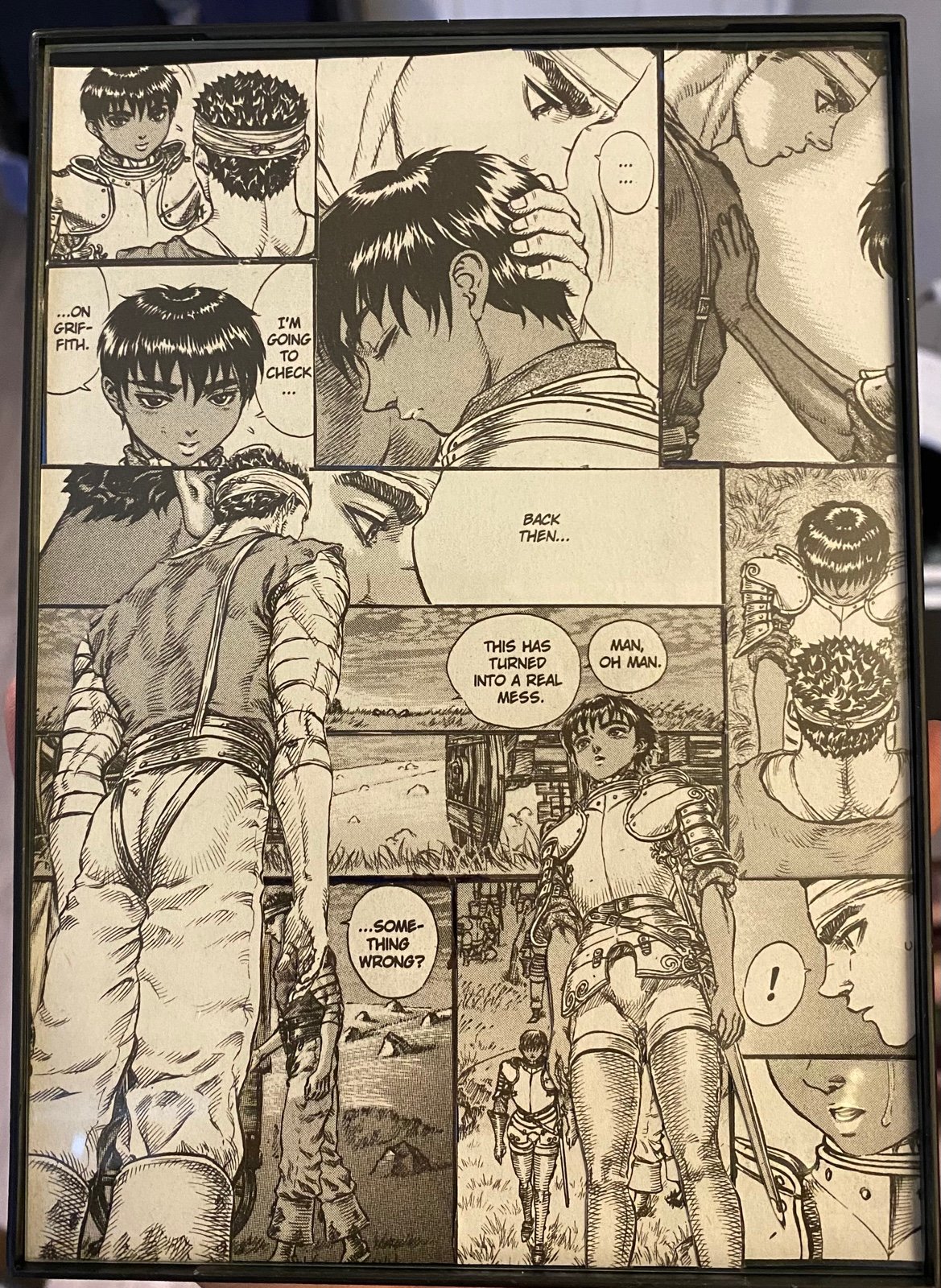 Small Guts and Casca collage art
