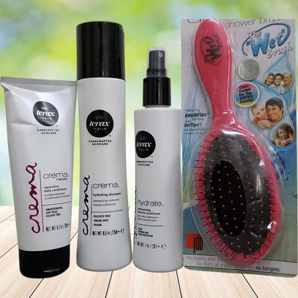4Prod Reparative Daily Conditioner & Hydrating Shampoo & Leavein Condit By Terax