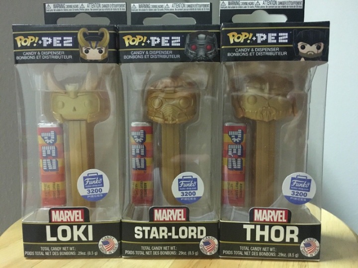 Funko Pop Pez Marvel Gold 3 Pack 3200 pc