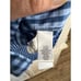 Bonobos mens blue checked dress shirt size 16.5 / 33