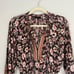 Anthropologie Current Air Alyce Dress Sz XS floral Boho cottage core peasant