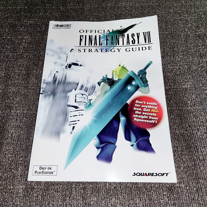 Final Fantasy VII 7 Strategy Guide || VG Condition || - PS1 Playstation 1