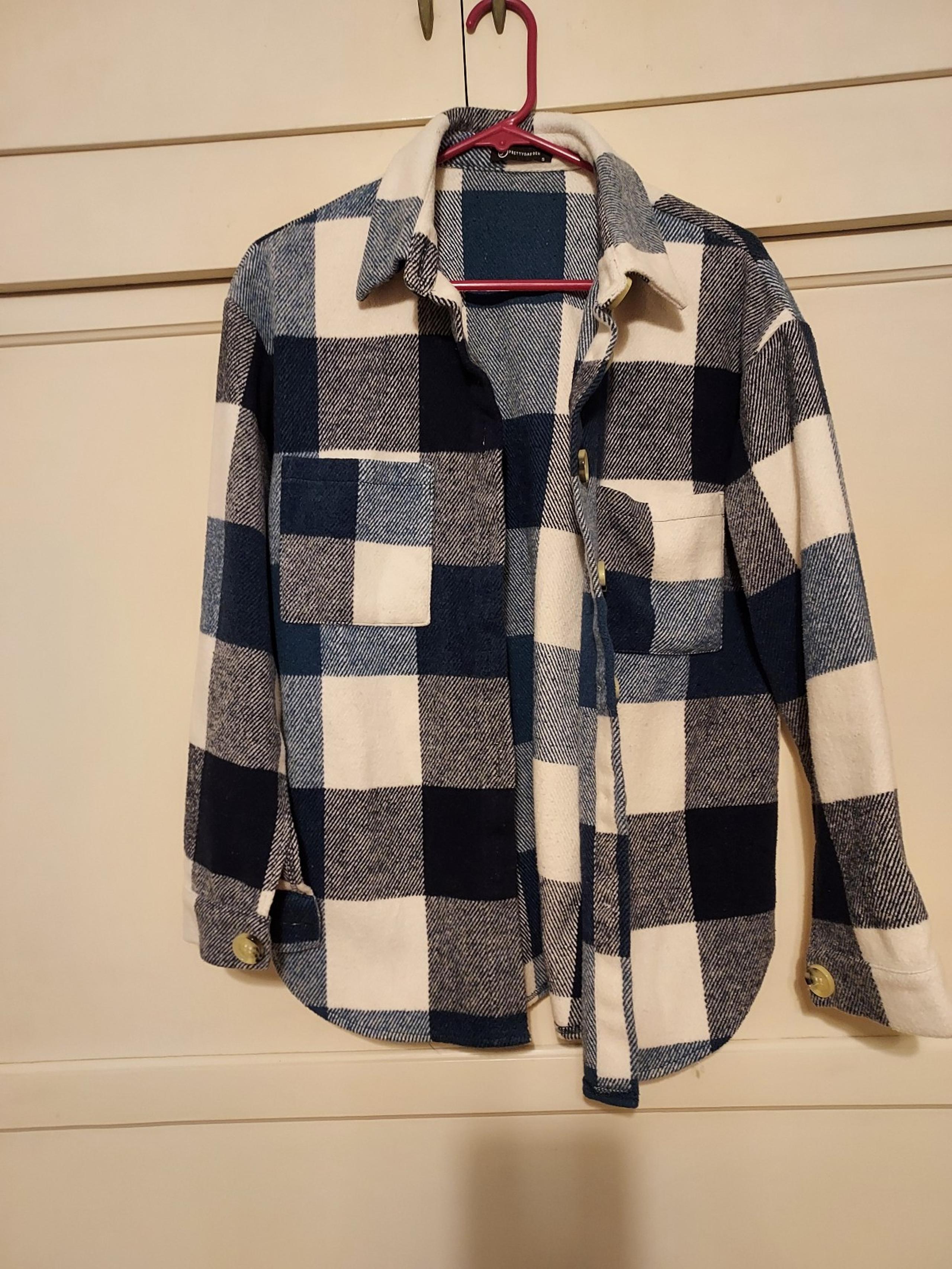 Flannel Button Jacket Woman