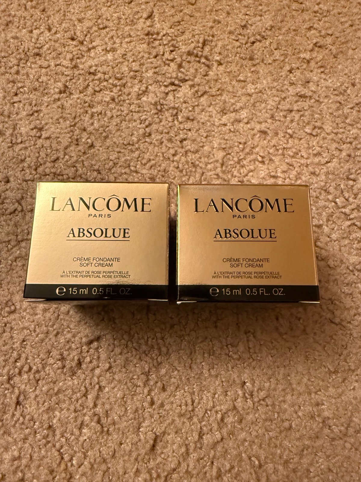 LANCÔME ABSOLUE Soft Cream 15ml x 2pcs