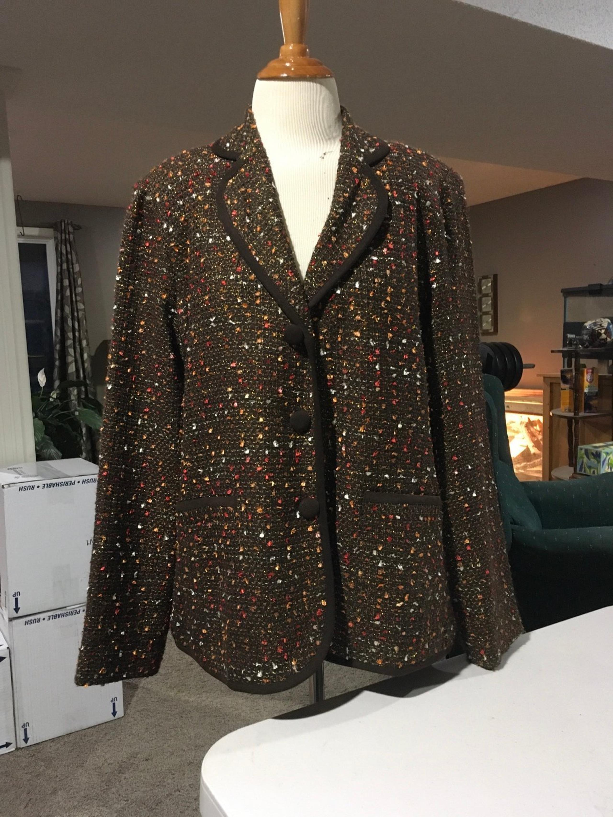 Susan Graver Multi Color Women’s Blazer