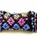 Guatemalan Handmade Seed Bead Boho Purple Lavender Silver Multi Color Necklace