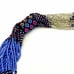 Guatemalan Handmade Seed Bead Boho Purple Lavender Silver Multi Color Necklace