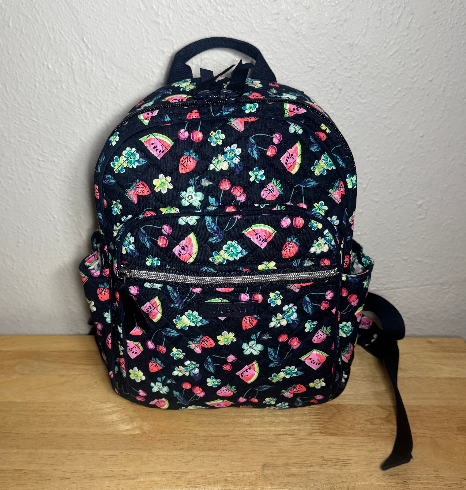Vera Bradley Small Backpack in Fruit Grove