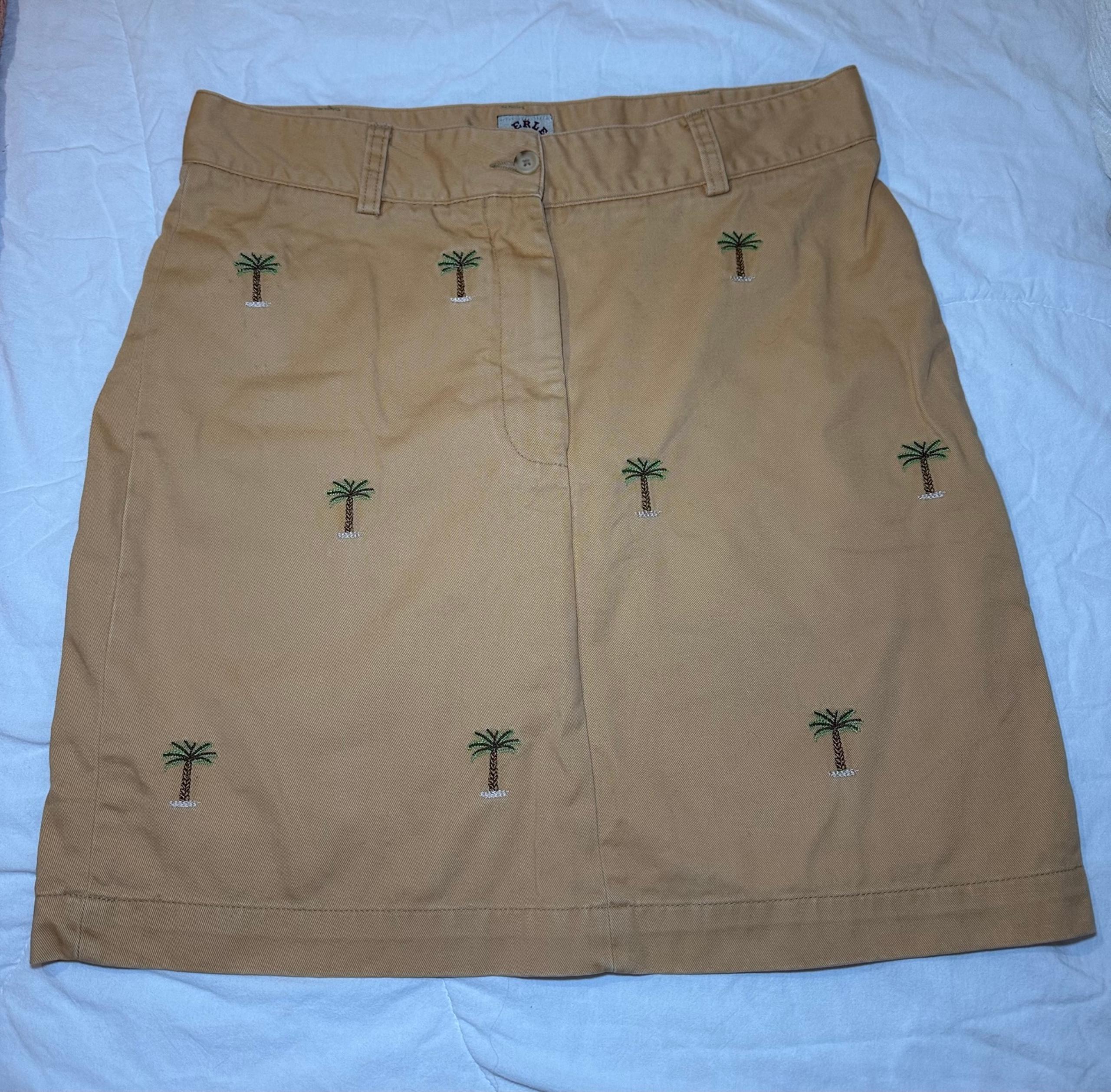 Vintage palm tree skirt