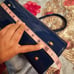 Blue purse